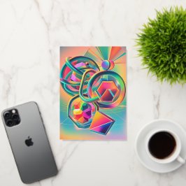 Obra colorida vibrante y caprichosa