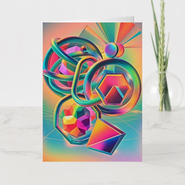 Obra colorida vibrante y caprichosa (Anverso)