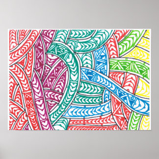 Obra de arte abstracto mindspace de RRW