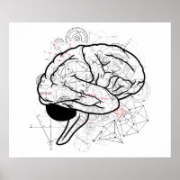 Obra de arte creativa con tema de ciencia