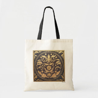 Obra de arte damasquinada en la bolsa