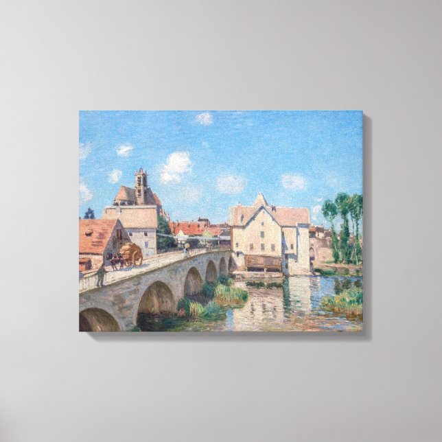 Obra de arte de Alfred Sisley - Le Pont de Moret (Anverso)