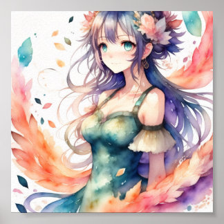 Obra de arte de Anime chica