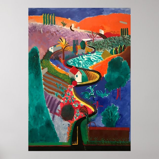 Obra de arte de David Hockney (Frente)