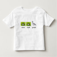 Obra de arte de ganso del pato real en camisetas