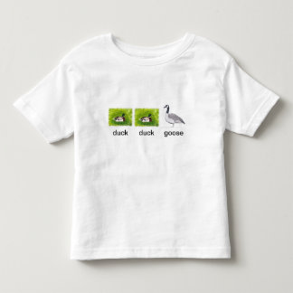 Obra de arte de ganso del pato real en camisetas
