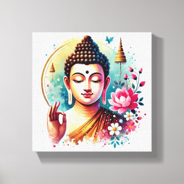 Obra de arte de Gautam Buddha (Anverso)