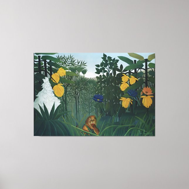 Obra de arte de Henri Rousseau (Anverso)