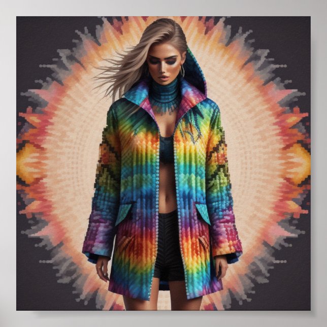 Obra de arte de ilustracion de moda (Frente)