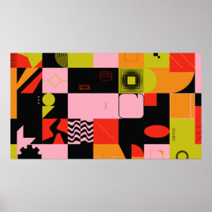 Obra de arte de inspiración posmoderna y deformada