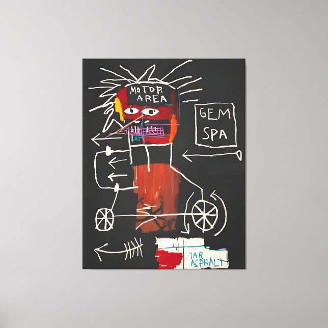obra de arte de Jean Michel Basquiat (Anverso)