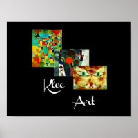 Obra de arte de Klee, collage de Paul Klee,
