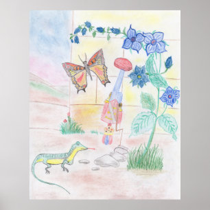 Obra de arte de niños personalizados, juguete de d