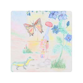 Obra de arte de niños personalizados, juguete de d