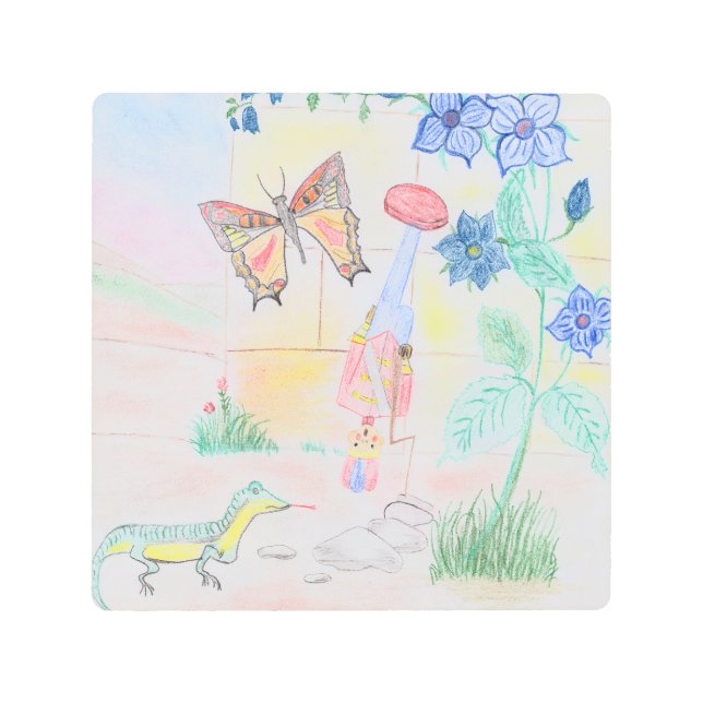 Obra de arte de niños personalizados, juguete de d (Anverso)