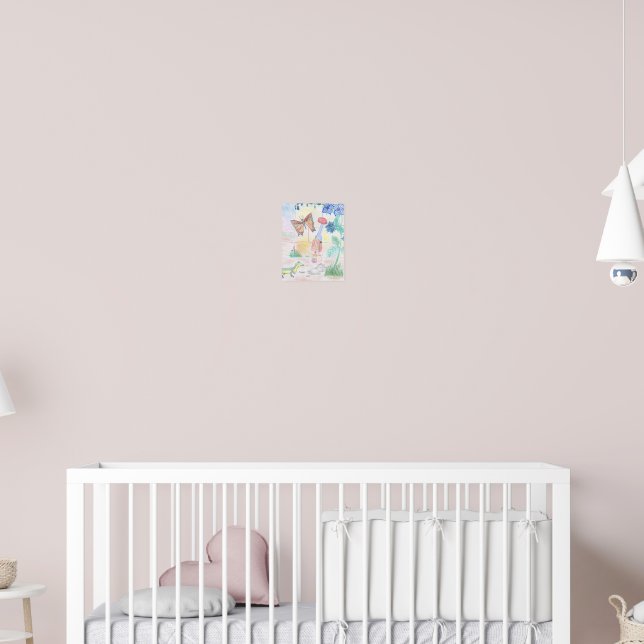 Obra de arte de niños personalizados, juguete de d (Guardería 2)