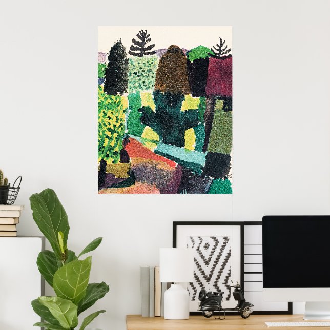 Obra de arte de Paul Klee, Parque, (Oficina en casa)