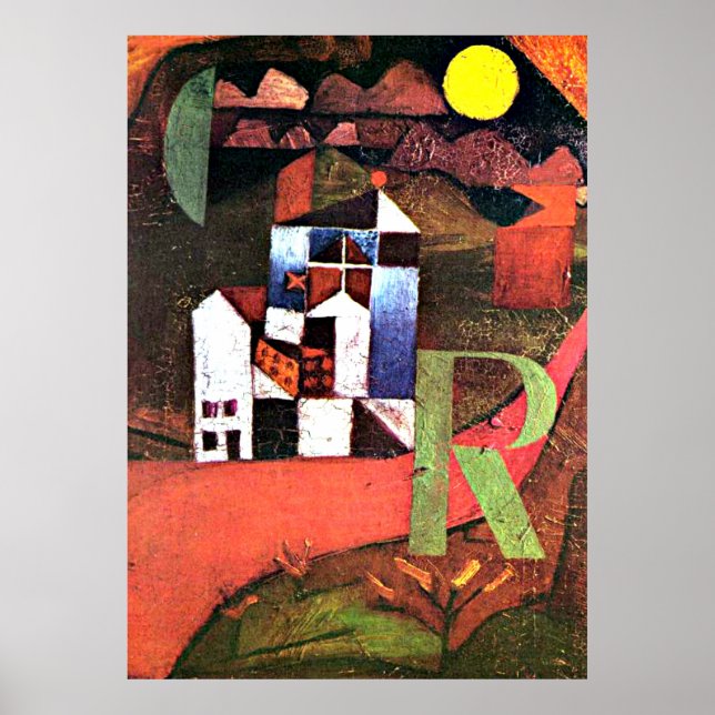 Obra de arte de Paul Klee, Villa R (Frente)