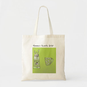 Obra de arte de tu hijo en una bolsa de té