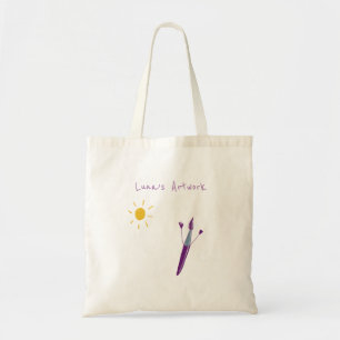 Obra de arte de tu hijo en una bolsa de té