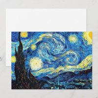 Obra de arte de Van Gogh, Noche estrellada,