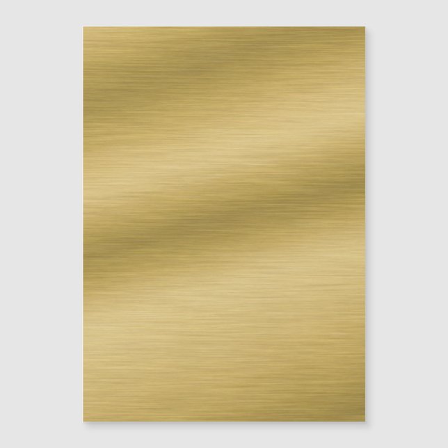 Obra de arte elegante de oro falso cepillado (Anverso)