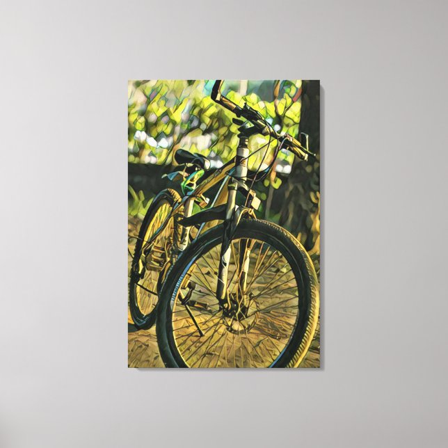 Obra de arte en bicicleta (Anverso)