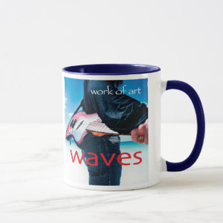 Obra de arte/la taza azul