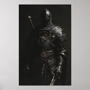 Obra de arte medieval de Poster Knight - Realista