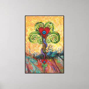 Obra de Arte Original: Árbol de la Vida, Amor y Sa