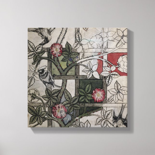 Obra de arte original para el diseño de papel tapi (Anverso)