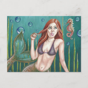 Obra de arte original postal bubliciosa