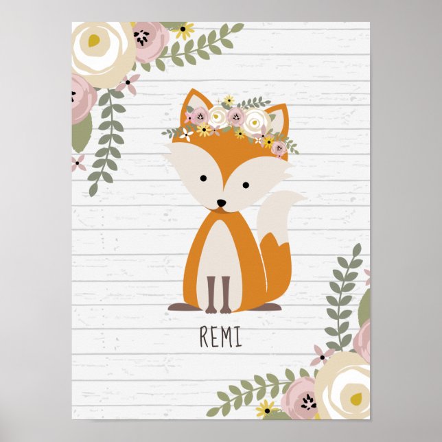 Obra de arte personal de enfermería de Boho Baby F (Frente)