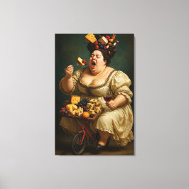 Obra de arte surrealista "Tread Lightly, Eat Heavi