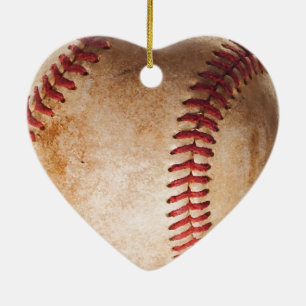 Obra de béisbol Ornamentos de Navidad