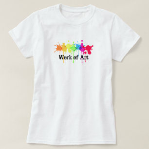Obra de la camiseta de arte