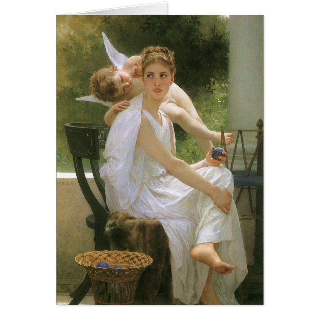 Obra interrumpida por Bouguereau, retrato Angel (Frente)