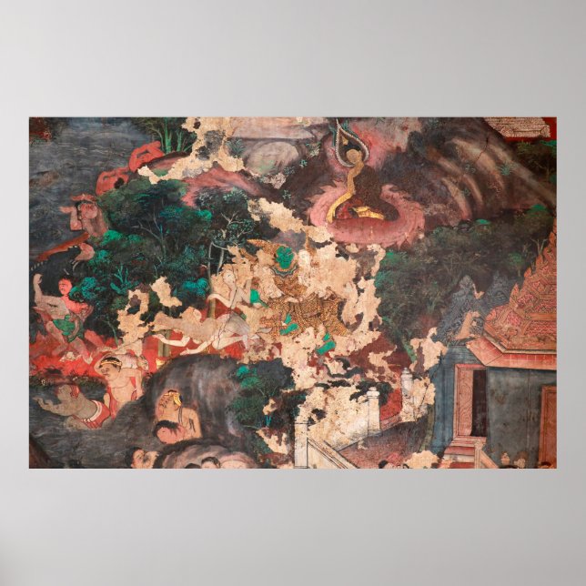Obra maestra del arte tradicional de la pintura al (Frente)