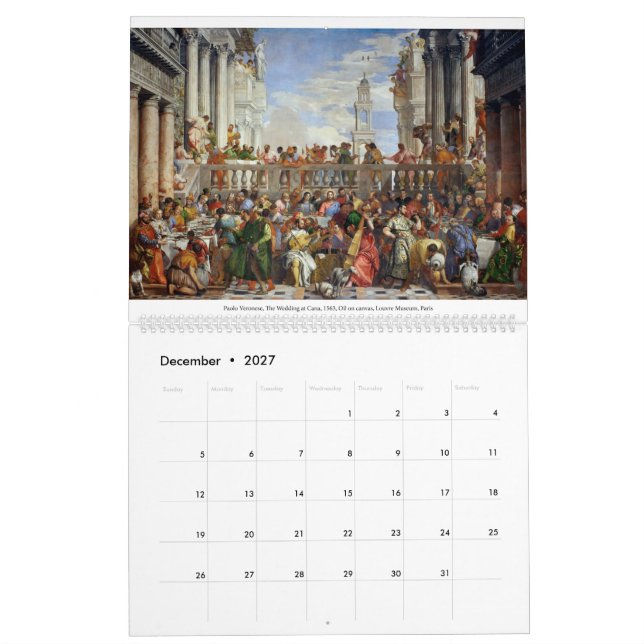 Obra maestra del calendario (Dec 2027)