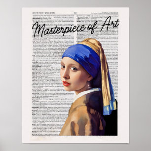 Obra maestra del Chica de arte con Pearl Earring