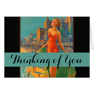 Obras de arte antiguas de la belleza de la playa d