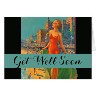 Obras de arte antiguas de la belleza de la playa d