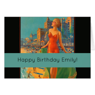 Obras de arte antiguas de la belleza de la playa d