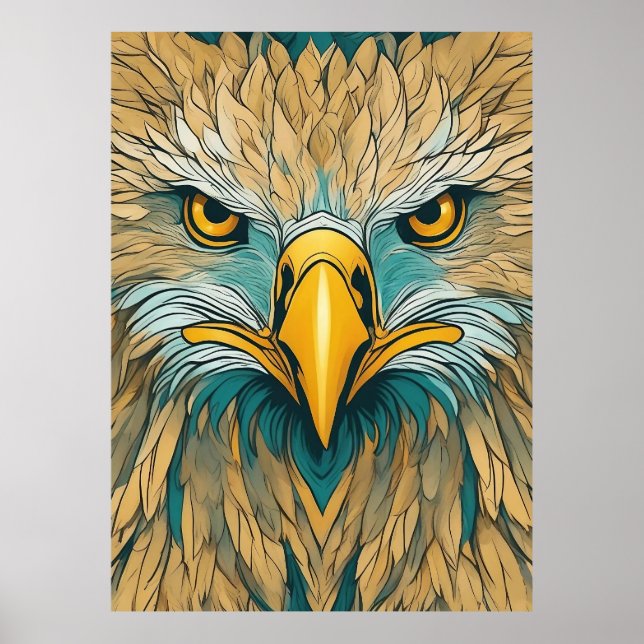Obras de arte del águila dorada (Frente)