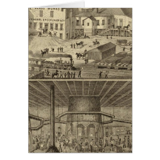 Obras de vidrio de JH Hobbs y Brockunier
