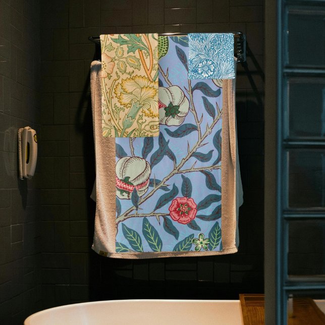 Obras Maestras De William Morris (Masterpieces From William Morris Bath Towel Set, or buy separately. )