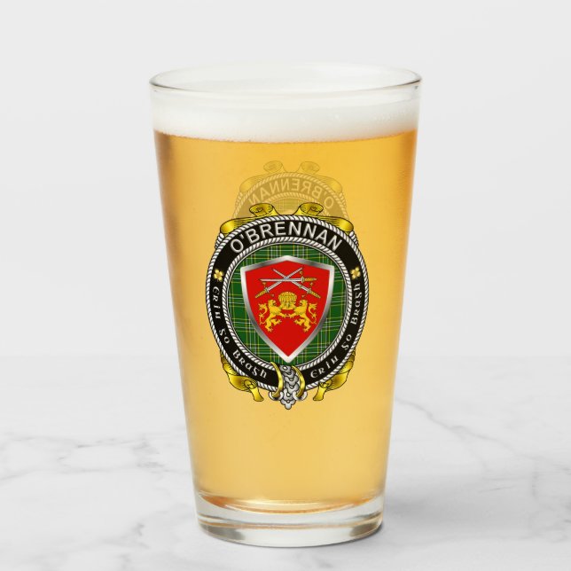 O'Brennan/Brennan Irish Shield Beer (Anverso (lleno))