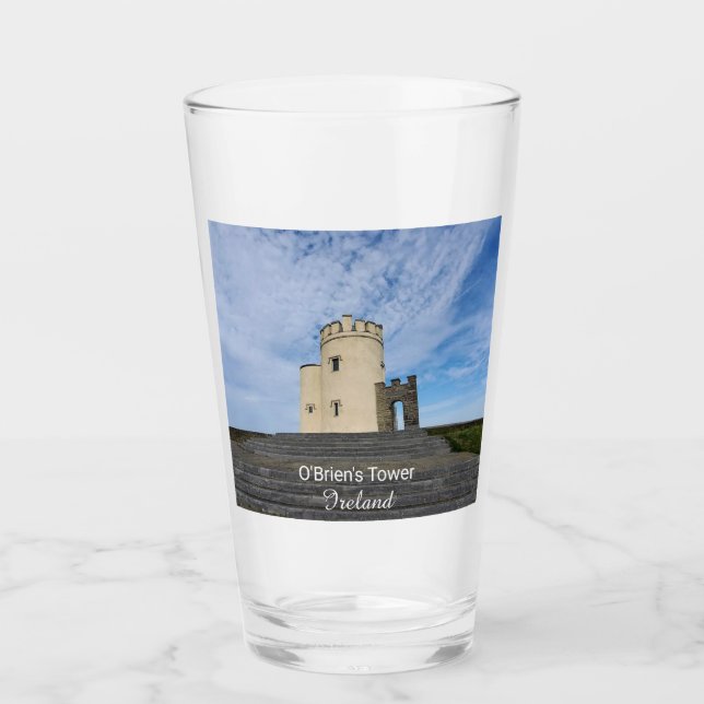 O'Brien's Tower Ireland Souvenir Drinking Glass (Anverso)