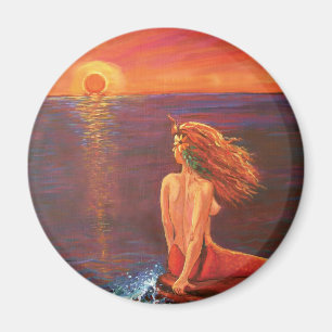 Observación del imán del arte de la sirena de la