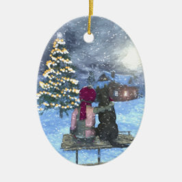 Observación para el ornamento de cerámica del